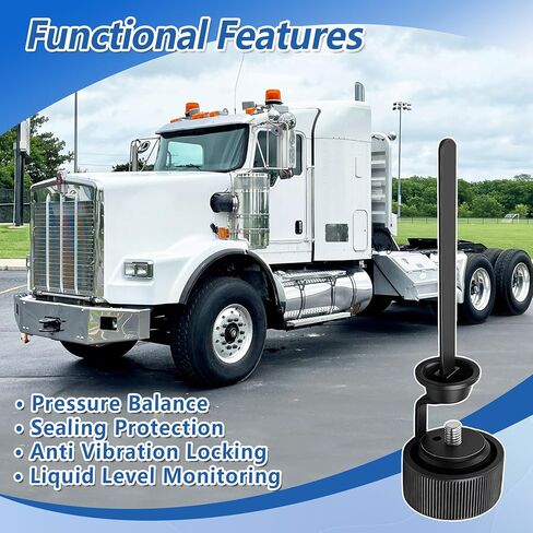 Power Steering Cap Dipstick Fit for Kenworth for Peterbilt for Mack Trucks Replace FGQ347137 5839Q347137 Q347137 in Saudi Arabia