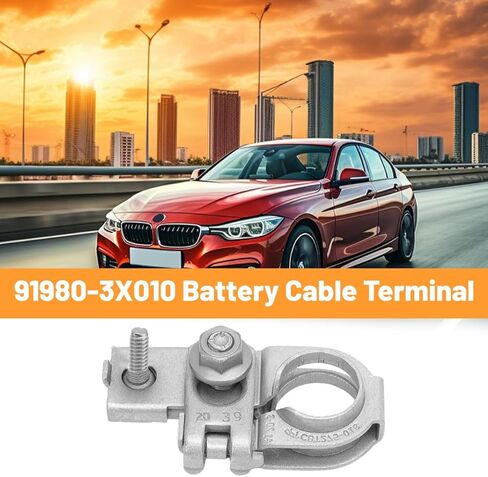 موصل طرفي لبطارية السيارة، نهاية طرفية لكابل البطارية الإيجابية، OEM#91980-3X010، ملحقات بديلة، متوافقة مع G80 G90 Soul Sedona Forte5 Rio in Kuwait