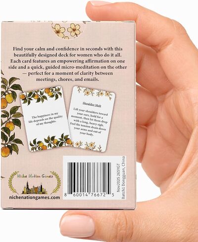 Positive Affirmations Cards For Women Who Do It All - Daily Affirmations & Mindfulness Exercises - Inspirational Gifts For Women - Positive Affirmations Cards & Stress Relief - 50 Prompts & Micro-Meditations in Saudi Arabia