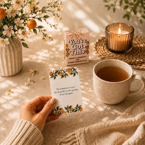 Positive Affirmations Cards For Women Who Do It All - Daily Affirmations & Mindfulness Exercises - Inspirational Gifts For Women - Positive Affirmations Cards & Stress Relief - 50 Prompts & Micro-Meditations in Saudi Arabia