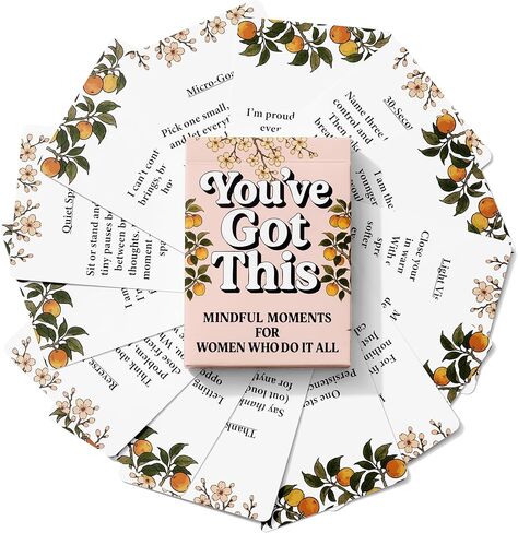 Positive Affirmations Cards For Women Who Do It All - Daily Affirmations & Mindfulness Exercises - Inspirational Gifts For Women - Positive Affirmations Cards & Stress Relief - 50 Prompts & Micro-Meditations in Saudi Arabia