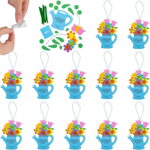Fun Express Religious Count Your Blessings Flower Foam Craft Kit - Makes 12 in Kuwait