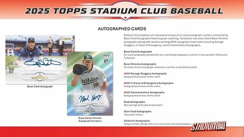 2025 Topps Stadium Club Baseball Hobby Box in Kuwait