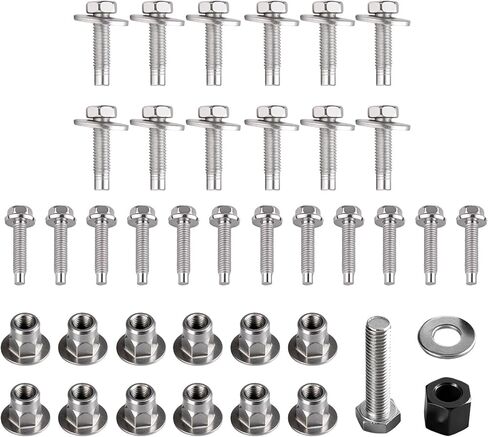 68193128AB Sidestep Hardware Mounting Kit Compatible with 2013-2019 Ram 1500 2500 3500, 2014-2019 Ram 4500 5500, Replaces # 68193128AA in Saudi Arabia