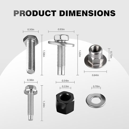 68193128AB Sidestep Hardware Mounting Kit Compatible with 2013-2019 Ram 1500 2500 3500, 2014-2019 Ram 4500 5500, Replaces # 68193128AA in Kuwait