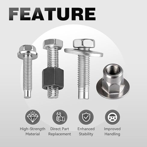 68193128AB Sidestep Hardware Mounting Kit Compatible with 2013-2019 Ram 1500 2500 3500, 2014-2019 Ram 4500 5500, Replaces # 68193128AA in Kuwait