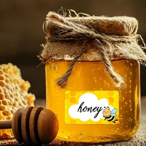 180 Pcs Bee Name Tags Stickers,2x3 inch Self Adhesive Cute Bee Honeycomb Name Stickers,Name Labels for School Classroom Students Table Desk Cubby Locker Clothes in Kuwait