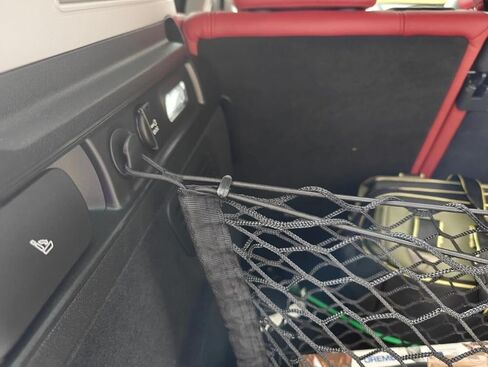 شبكة شحن منظم صندوق السيارة الخلفي لسيارة Alfa Romeo Stelvio 2017-2026 - شبكة شحن على شكل مغلف لسيارات الدفع الرباعي - وحدة تخزين حاملة السيارة لتنظيم صندوق السيارة - متوافقة مع Stelvio in Kuwait