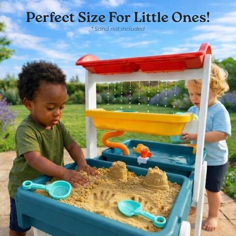 Little Acorn, Water Table for Toddlers 1-3 | Outdoor Toys for Toddlers 1-3 | Sensory Sand & Water Play Table for Kids Boys & Girls in Saudi Arabia
