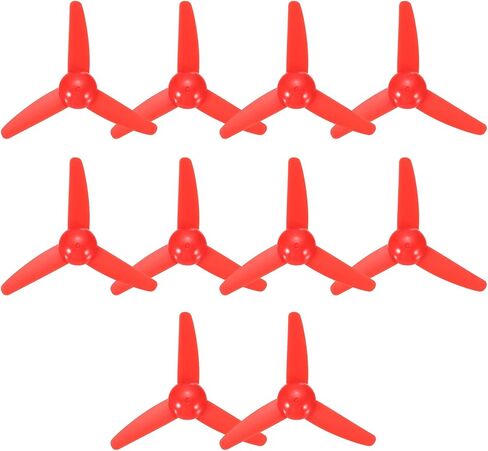 MECCANIXITY 2mm DC Motor Shaft Propeller, 80mm Fan Shape 3-Blade Plastic Straight Propeller for DIY Model Airplane Science Education Toys Motor RC Boat Micro (6 Colors, Pack of 12) in Kuwait