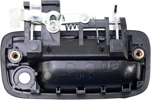 TRQ Metal Reinforced Left & Right Exterior Door Handle Set Front Driver & Passenger Side Compatible with 1995-2004 Toyota Tacoma in Kuwait