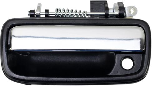 TRQ Metal Reinforced Left & Right Exterior Door Handle Set Front Driver & Passenger Side Compatible with 1995-2004 Toyota Tacoma in Kuwait