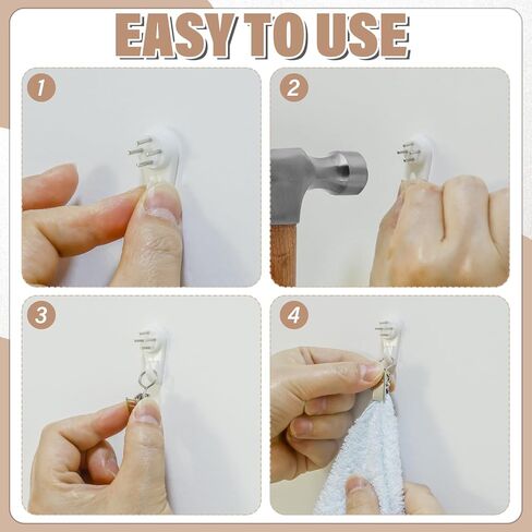 36 Sets Tapestry Hangers Wall Hanging Clips, 1.2 Inch Plastic & Metal No Drill Wall Clips for Tapestry, Posters, Rugs, Quilts and Fabric Decorations in Saudi Arabia