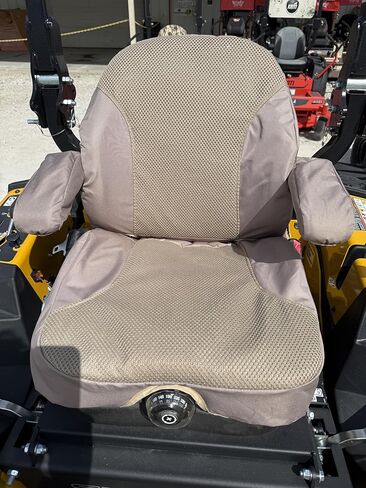Durafit Seat Covers, Custom Fit Hustler X one, Super Z, Hyper Drive.Super I40 and Diesel Z Zero Turn Mowers in Tan Endura with Airtex Breathability. Knob on Base. Such Comfort from Wicking Fabric. in Kuwait