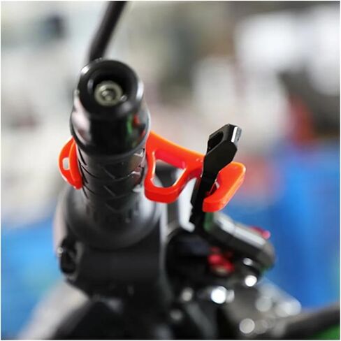 Motorcycle Handlebar Handbrake Universal Scooter Motocross Monkey ATV Motorcycle Parking Buckle(Orange) in Saudi Arabia
