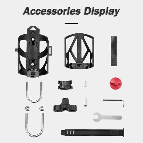 Motorcycle Cup Holder for Piaggio XEvo 400 2008 2009 2010 2011, 360° Adjustable Drink Holder, Motorcycle Water Bottle Holder for Handlebar & Frame, Fit Bike Motorcycle Scooter in Saudi Arabia