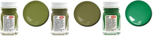 Make Your Day Testors Green Enamel Paint Variety (Pack of 10) Paintbrushes in Saudi Arabia