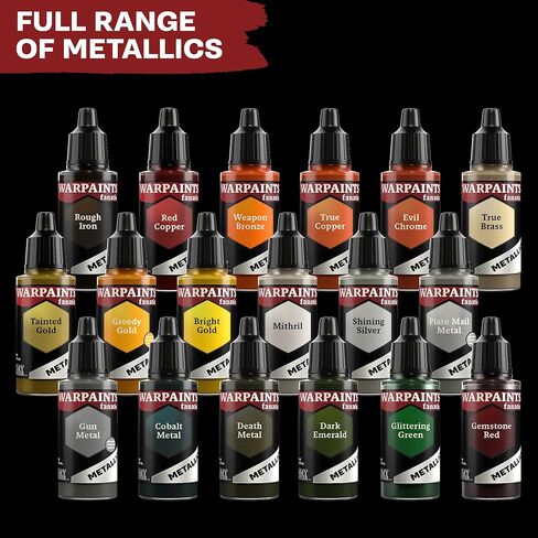 طلاءات الحرب المعدنية من The Army Painter Fanatic 18ml Hobby Paints (أخضر لامع) in Kuwait