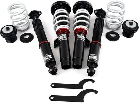 ECS Performance Adjustable Coilover System Compatible with BMW E46 Non-M Models in Saudi Arabia