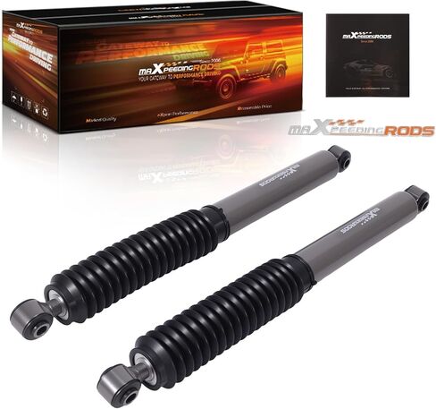maXpeedingrods 4" Rear Lowering Shocks for Chevy Silverado/GMC Sierra 1500 2019-2025, Nitrogen-charged Drop Shocks in Kuwait
