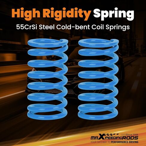 maxpeedingrods Coilover لسيارة Lexus CT200h 2011-2017، مجموعة تعليق كويلوفر قابلة للتعديل بـ 24 مستوى، دعامات امتصاص الصدمات قابلة للتعديل للارتفاع، مجموعات خفض مطورة T6 باللون الأزرق in Kuwait