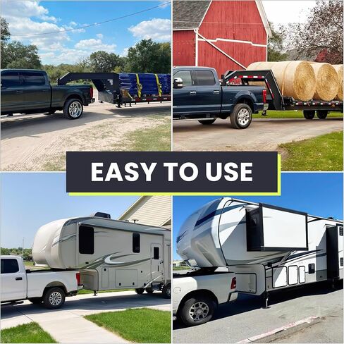 Universal Gooseneck Ball Plate Compatible with All Standard 5th Wheel Rails, Fits Industry-Standard Rails, 30,000 lbs, 2-5/16-Inch Ball in Saudi Arabia