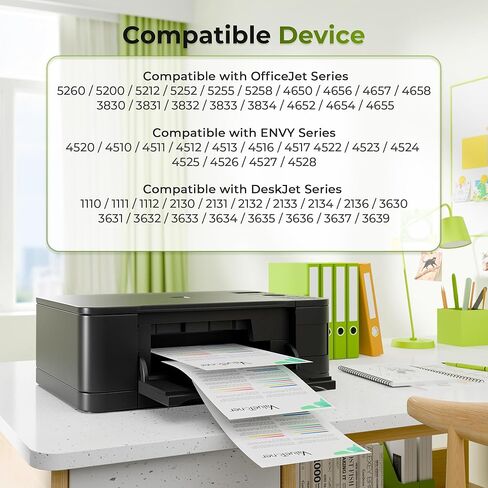 خراطيش حبر 63XL باللون الأسود واللون 3 عبوات بديلة لحبر HP 63 XL HP63XL لـ HP Envy 4520 4512 Officejet 3830 4650 4655 5252 5255 5255 5258 Deskjet 1112 2130 2132 3630 3632 (2 أسود، 1 لون) in Kuwait