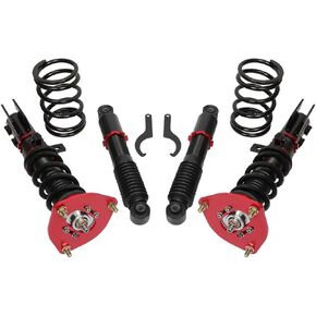 Coilovers Suspension Kit Fit for Hyundai for Veloster 2012-2017 Coilovers Struts, Height Adjustable Lowering Kit, Red in Saudi Arabia