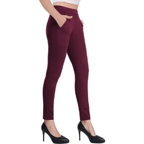 Bamans Dress Pants for Women Work Business Office Skinny Tummy Control Trousers Stretchy Formal Slacks in Kuwait