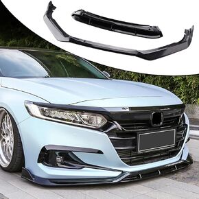 Front Bumper Lip for Honda Accord 2021 2022 Front Lip Splitter Air Dam Bumper Protection Spoiler Splitter Gloss Black in Saudi Arabia