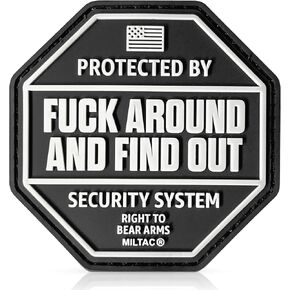 FAFO Punisher Patch - Funny Morale Patches | Fuck Around Find Out Military Patches for Backpacks, Tactical Vest, Dog Harness | Hook and Loop, Rubber PVC (Skull - White) in Kuwait