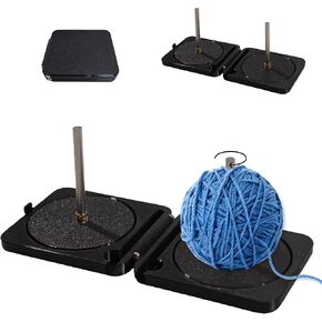 Portable Yarn Holder - Yarn Winder Spinner for Travel Pocket Double Crochet Accessories for Crocheting and Knitting Anti Slip in Saudi Arabia