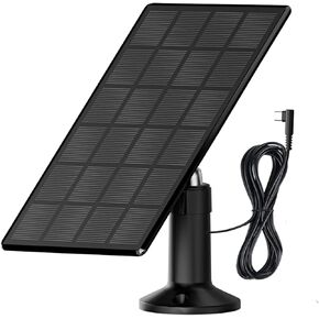 Solar Panel for Automatic Chicken Coop Door – 360° Rotating Max 500mA High-Efficiency Monocrystalline Solar Power Kit, IP65 Waterproof Charger with 10ft USB-C Cable for Most Chicken Coop Openers in Saudi Arabia