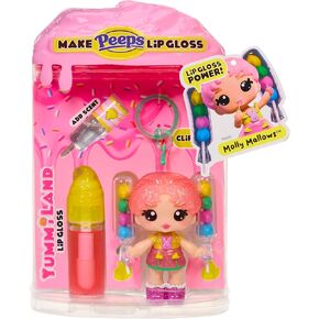 Yummiland x PEEPS Lip Gloss Doll- Molly Mallows with Scented Lip Gloss, Ages 4+ in Kuwait