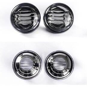 TOPZONE Fit for Suzuki 2005-2009 BOULEVARD C90-VL1500/ BOULEVARD S83-VS1400; 2009-2019 BOULEVARD M90-VZ1500; 2pcs x Flasher Light Lamp Idicator Turn Signal Lens;35610-38AA0 (Smoke) in Saudi Arabia