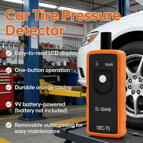 أداة إعادة ضبط TPMS لمستشعر ضغط الإطارات - EL-50448 أداة تنشيط إعادة ضبط مستشعر ضغط الإطارات، أداة برمجة TPMS بزر واحد مع أجهزة OEC-T5 لمركبات جنرال موتورز (عبوة واحدة) in Kuwait