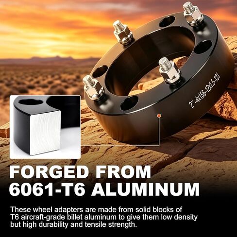 4x156 ATV Wheel Spacers 2 inch Black Wheel Spacer Kit Compatible with Polaris Ranger Polaris RZR XP 1000 Polaris RZR, 50mm Wheel Spacer Kit with 12x1.5 Studs, Set of 4 in Saudi Arabia