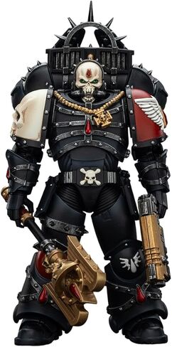 JOYTOY 1/18 Warhammer 40,000 مجسم حركة أسود فرسان الهيكل بطل الأباطرة مجموعة رولانتوس in Kuwait
