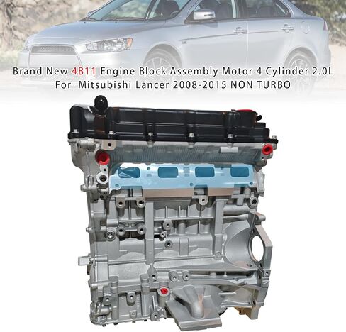MAD HORNETS 4B11 Engine Block Assembly Motor 4 Cylinder 2.0L For Mitsubishi Lancer 2008-2015 NON TURBO in Kuwait