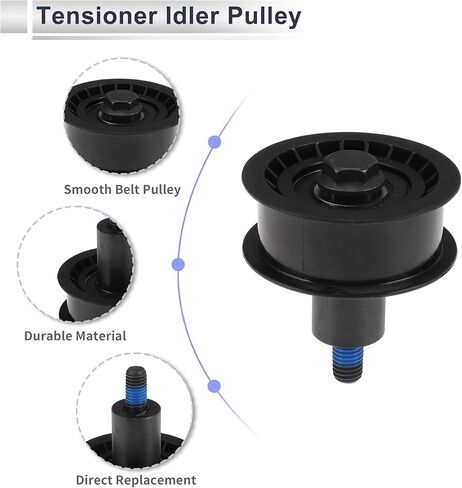 Drive Belt Idler Pulley Serpentine Tensioner Pulley Idler for Audi A4 1997-2002 No.036109244D Rubber Wheel 1 Pcs in Saudi Arabia
