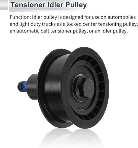 Drive Belt Idler Pulley Serpentine Tensioner Pulley Idler for Audi A4 1997-2002 No.036109244D Rubber Wheel 1 Pcs in Saudi Arabia