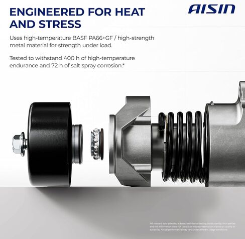 AISIN AFTERMARKET BTLR-00312 Drive Belt Idler Pulley - Compatible with Land Rover Discovery Sport 2015-2018, Range Rover Evoque 2018 - L4 2.0L in Kuwait