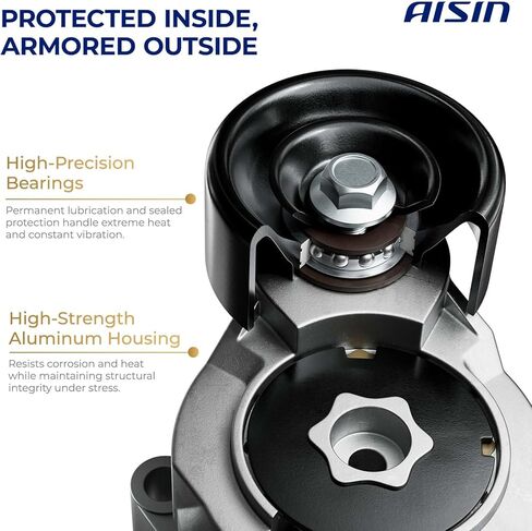 AISIN AFTERMARKET BTLR-00312 Drive Belt Idler Pulley - Compatible with Land Rover Discovery Sport 2015-2018, Range Rover Evoque 2018 - L4 2.0L in Kuwait