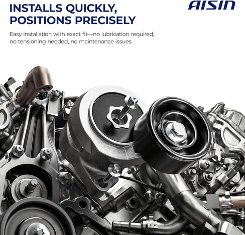 AISIN AFTERMARKET BTLR-00312 Drive Belt Idler Pulley - Compatible with Land Rover Discovery Sport 2015-2018, Range Rover Evoque 2018 - L4 2.0L in Kuwait