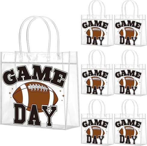 Wesnoy 20 قطعة من حقيبة البيسبول الجيدة، حقائب هدايا البيسبول Gameday Goodie مع مقابض قابلة لإعادة الاستخدام، هدايا رياضية تحت عنوان الحلوى، لوازم حفلات أعياد الميلاد، مقاس 8 × 8 × 3.15 بوصة in Kuwait