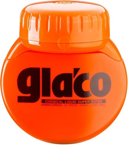 SOFT99 Glaco Roll On Large 120ml - Rain Repellent Glass Coating for Car - Strong Hydrophobic Liquid Wiper - Ergonomic Bottle Shape and Integrated Applicator in Saudi Arabia