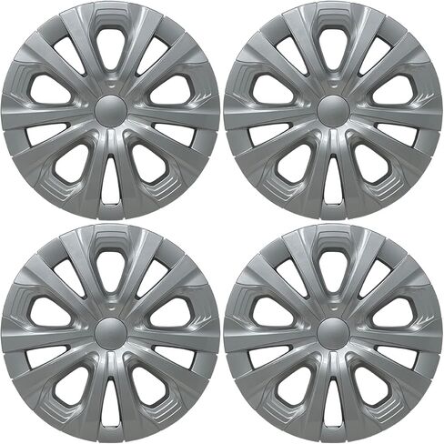 Hubcap Replacement for Toyota Prius 2019-2022, 15-inch Replica Wheel Cover (Set of 4) Silver in Saudi Arabia