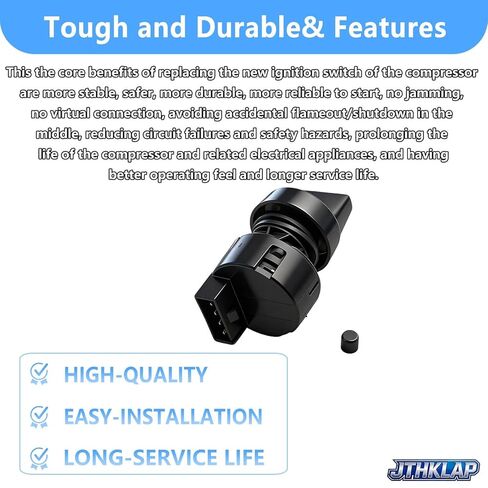 Ignition Starter Switch 4 Pole for Ingersoll Rand Doosan Air Compressor HP675WCU HP750WCU XP825WCU XP750WCU XP425, Replace 22127385 in Saudi Arabia