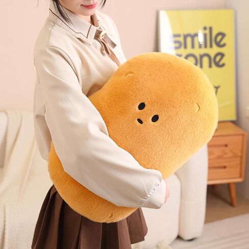 funnykitten Potato Plush, Kawaii Stuffed Potato Pillow Soft Realistic Potato Plushie Toy Funny Food Plush Pillows Gift for Home Decor Party, 21.6 inch in Saudi Arabia