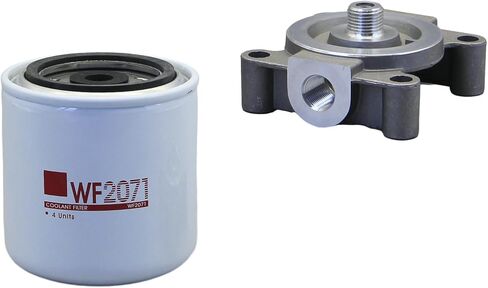 WF2071-S Coolant Filter WF2071 & 204163S Filter Base Fit for Freightliner International Peterbilt model Cummins ISL ISC ISB ISX Caterpillar C16 C15 C13 C12 Engine in Kuwait